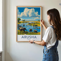 Arusha National Park Poster | Tanzania Wall Art