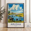 Arusha National Park Poster | Tanzania Wall Art