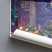 Asheville Poster - North Carolina Wall Art