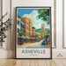 Asheville Poster - North Carolina Wall Art