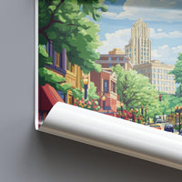 Asheville Poster | North Carolina Wall Art | America Decor