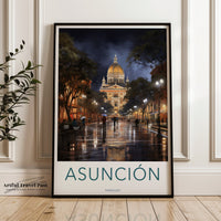 Asunción Poster - Paraguay Wall Art