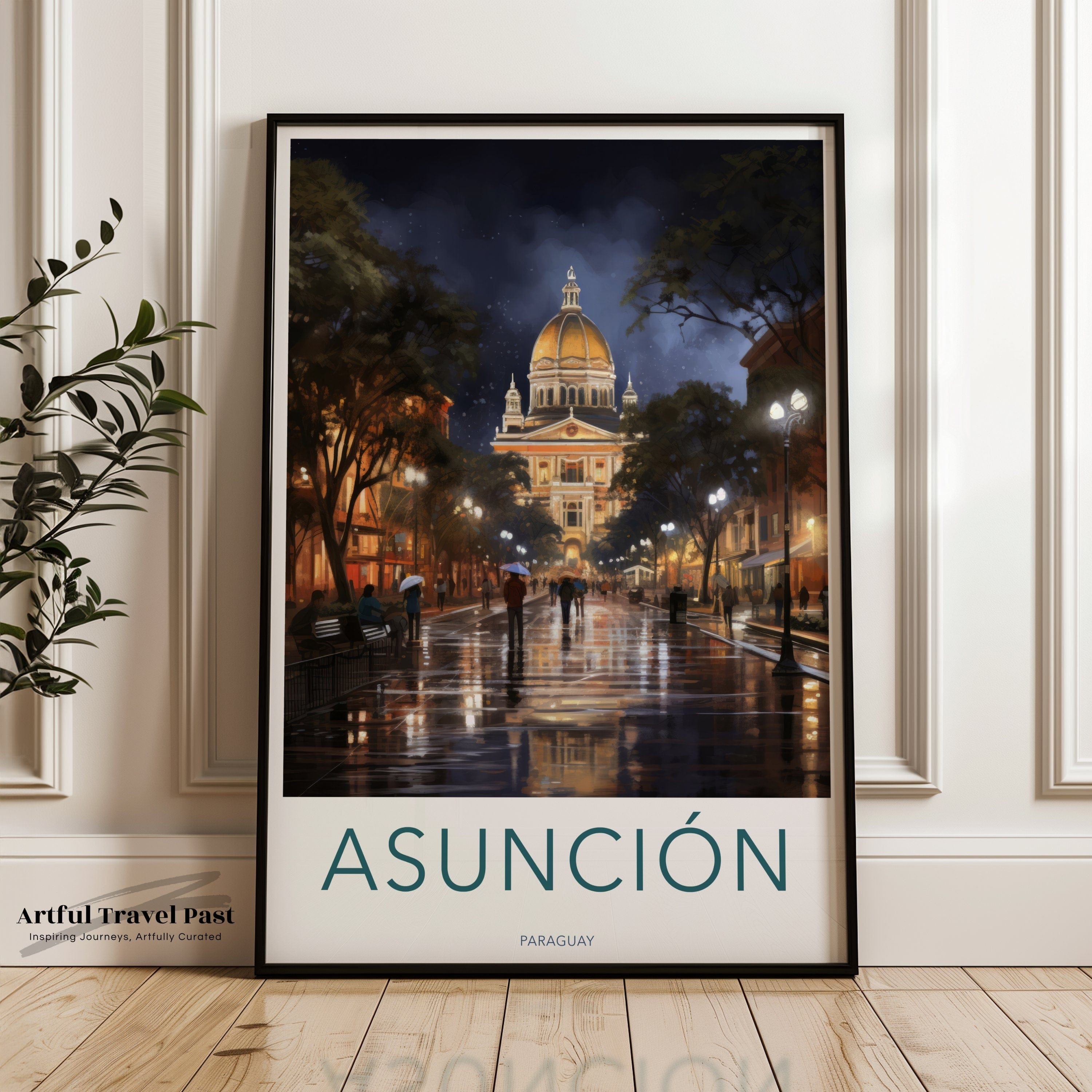 Asunción Poster - Paraguay Wall Art