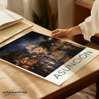 Asunción Poster - Paraguay Wall Art