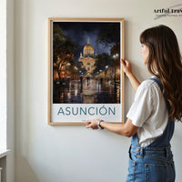Asunción Poster - Paraguay Wall Art