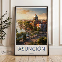 Asunción Poster | Paraguay Wall Art | South America Artwork