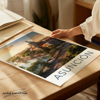 Asunción Poster | Paraguay Wall Art | South America Artwork