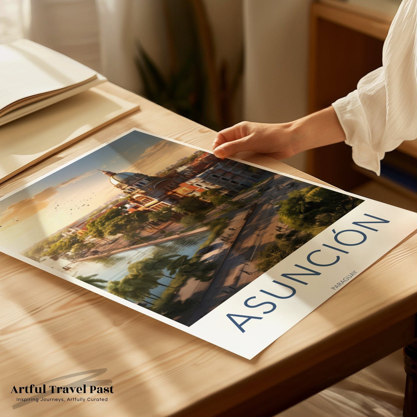 Asunción Poster | Paraguay Wall Art | South America Artwork