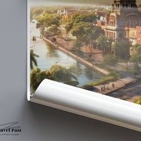 Asunción Poster | Paraguay Wall Art | South America Artwork