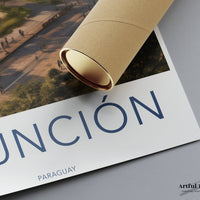 Asunción Poster | Paraguay Wall Art | South America Artwork