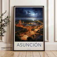 Asunción Poster | Paraguay Wall Art | South America Decor