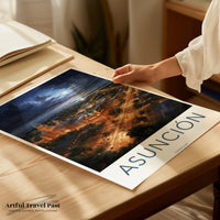 Asunción Poster | Paraguay Wall Art | South America Decor