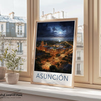 Asunción Poster | Paraguay Wall Art | South America Decor