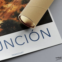 Asunción Poster | Paraguay Wall Art | South America Decor