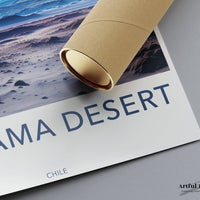 Atacama Desert Poster | Chile Wall Art | South America Decor