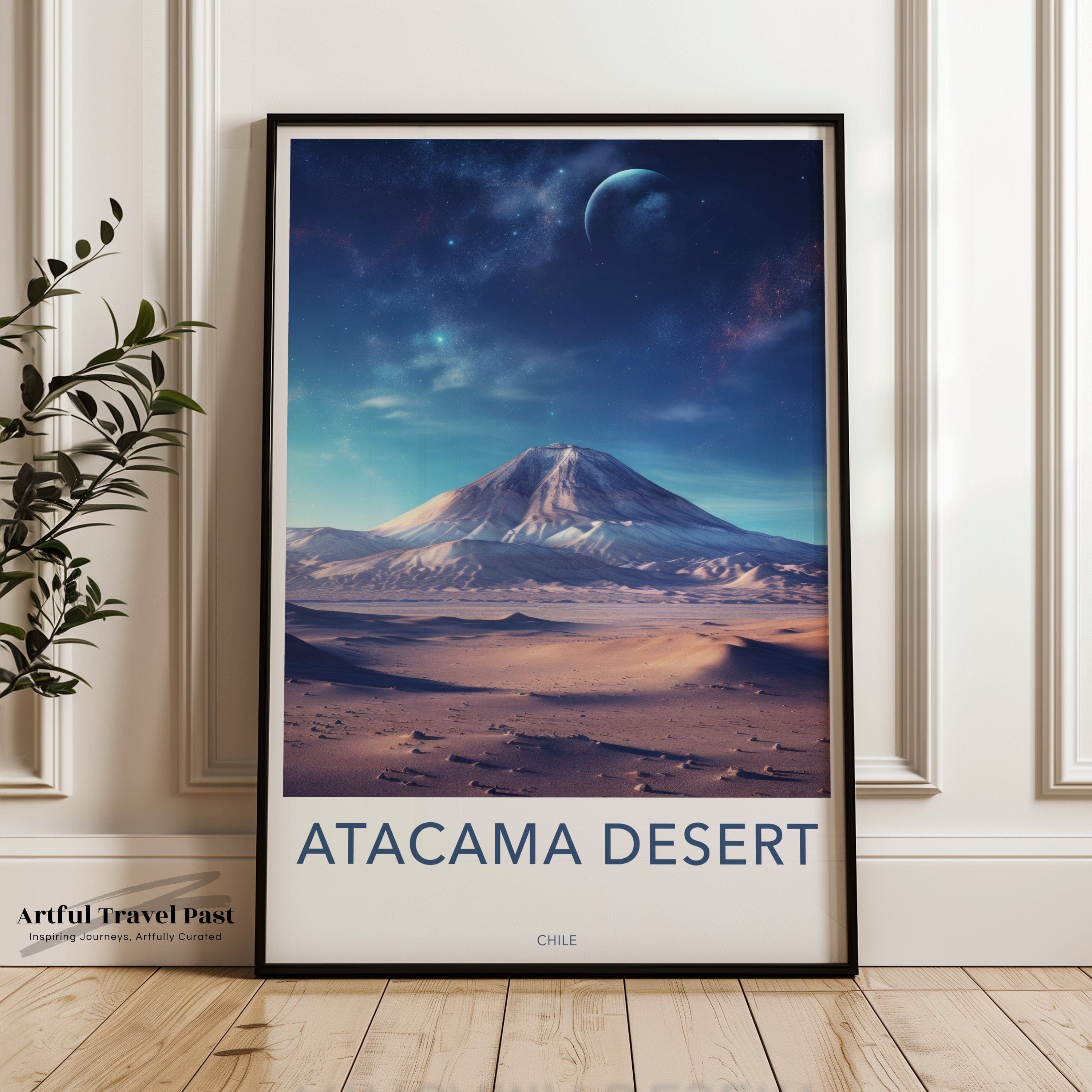 Atacama Desert Poster | Chile Wall Art | South America Decor