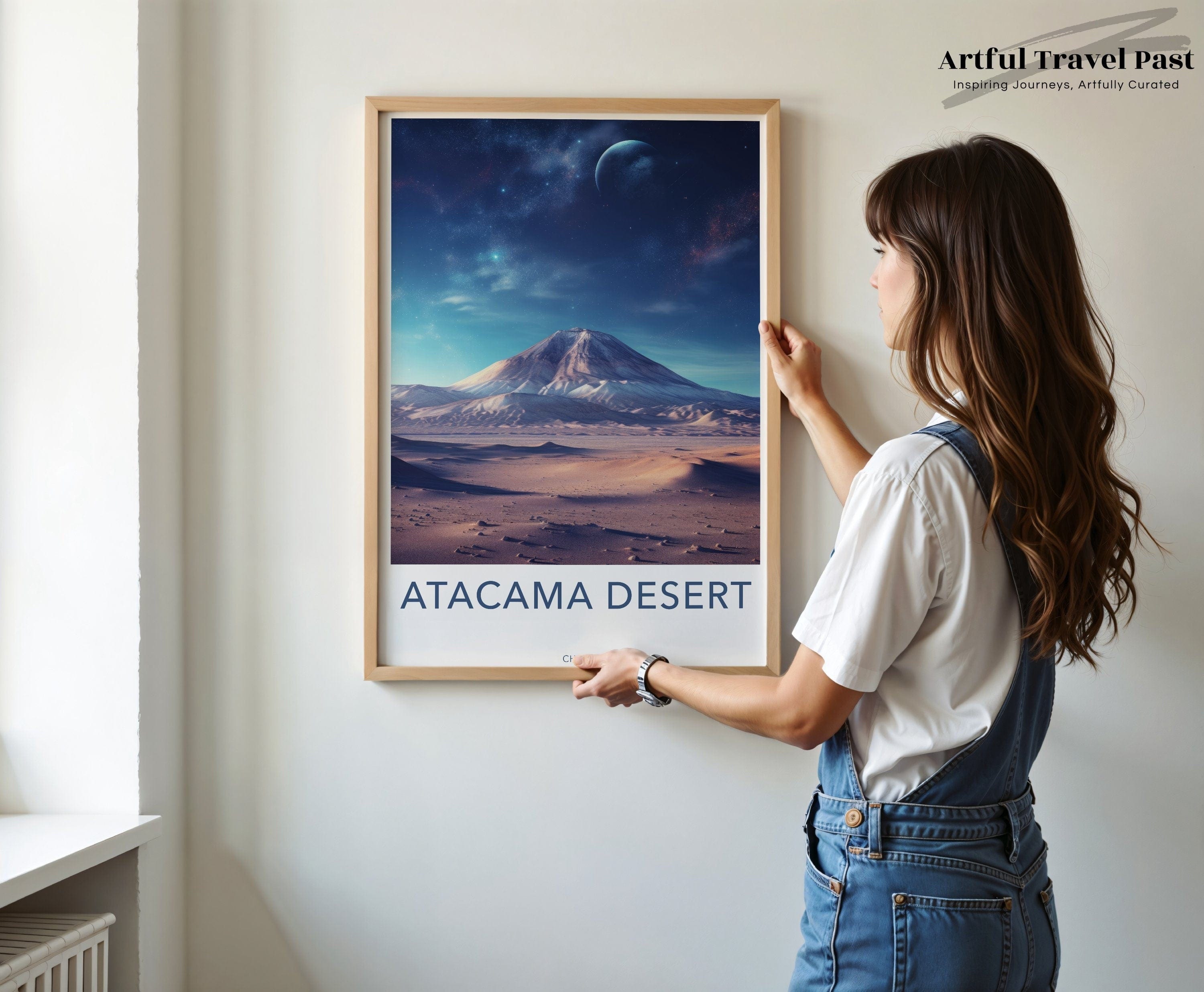 Atacama Desert Poster | Chile Wall Art | South America Decor