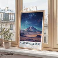 Atacama Desert Poster | Chile Wall Art | South America Decor