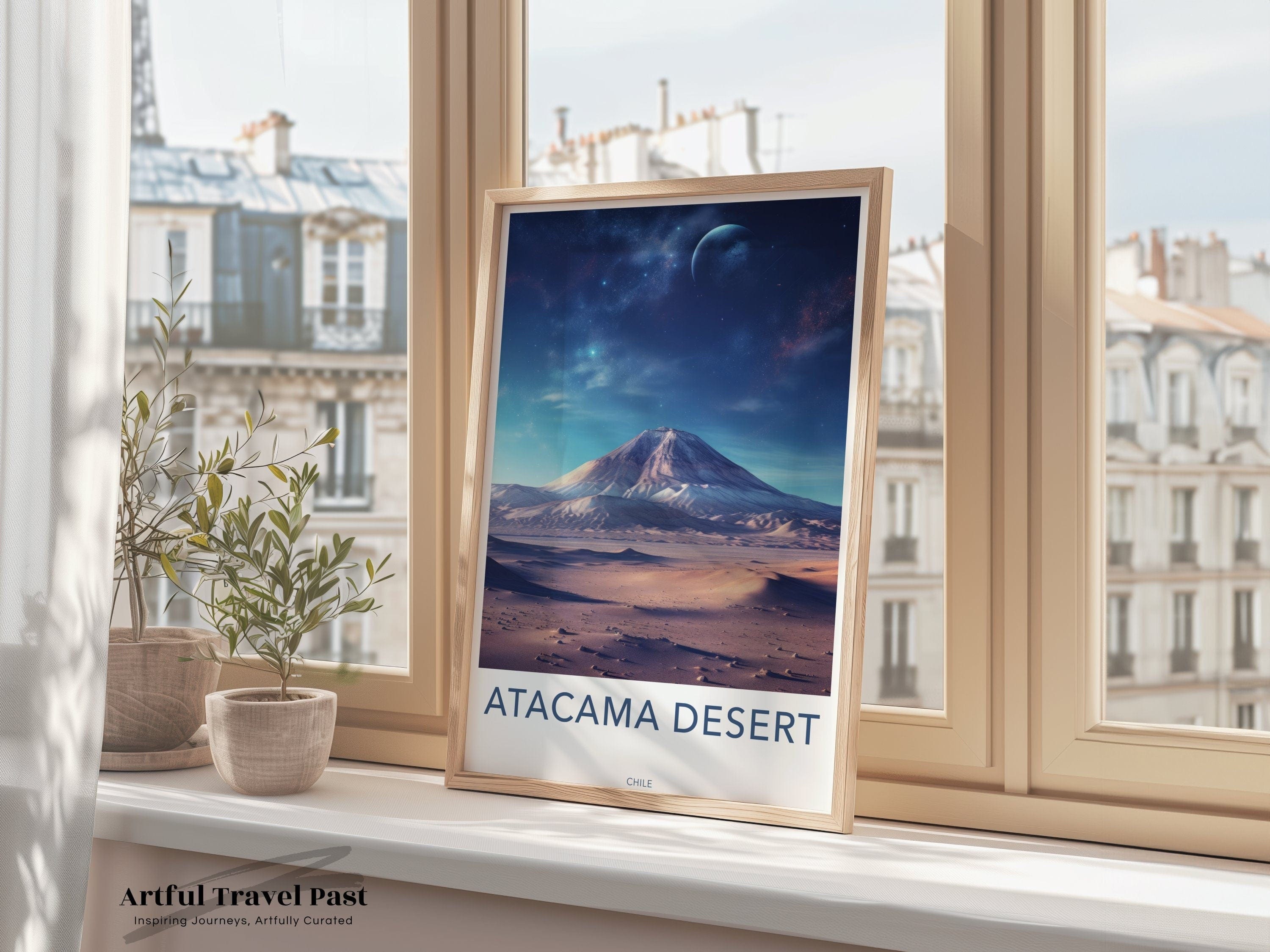 Atacama Desert Poster | Chile Wall Art | South America Decor