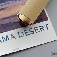 Atacama Desert Poster | Chile Wall Art | South America Decor