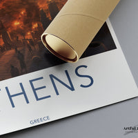Athens Greece Poster - Wall Art