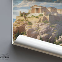 Athens Poster | Greece Wall Art | Balkans Decor