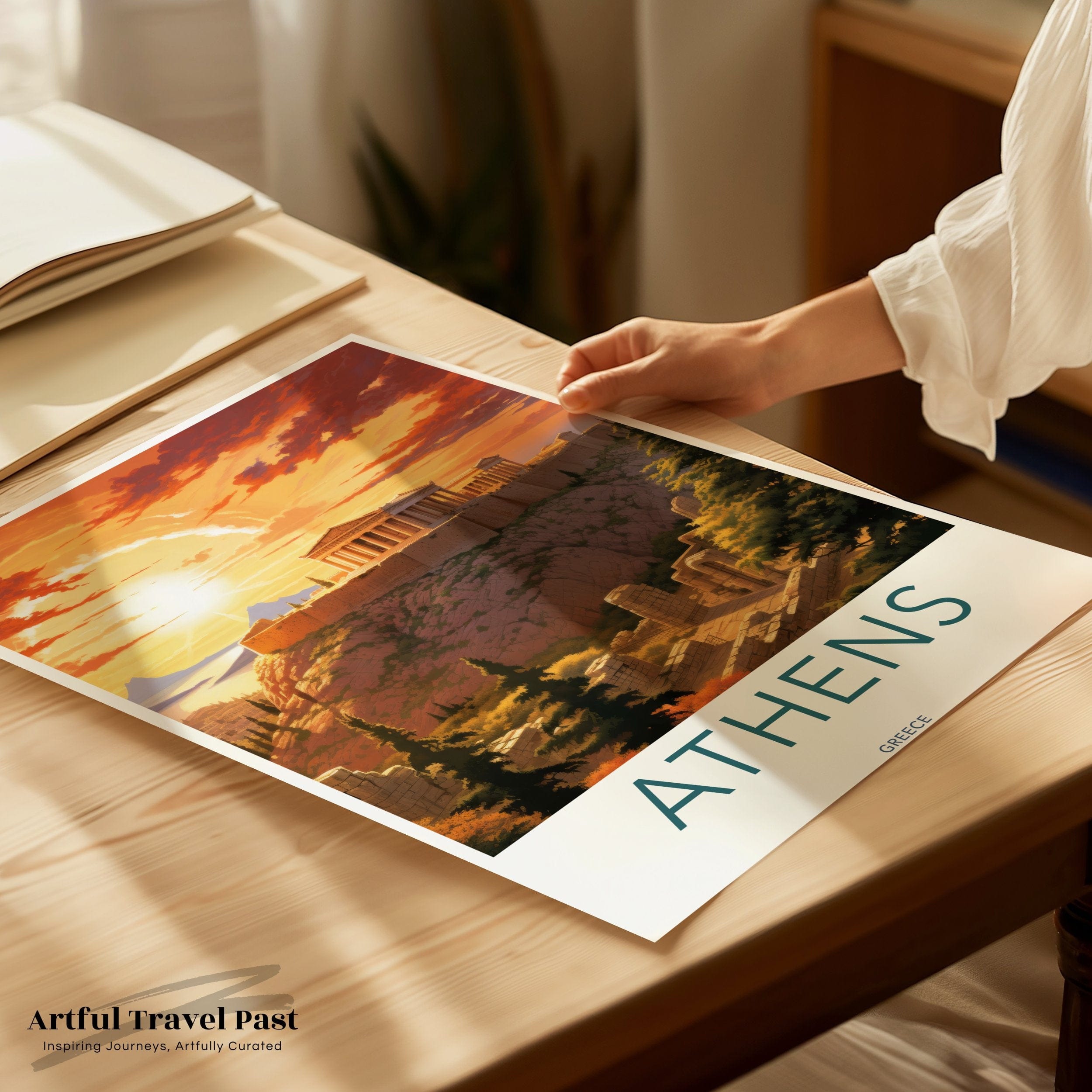 Athens Poster | Greece Wall Art | Balkans Decor
