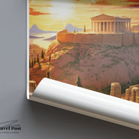 Athens Poster | Greece Wall Art | Balkans Decor