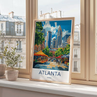 Atlanta Poster - Georgia Wall Art