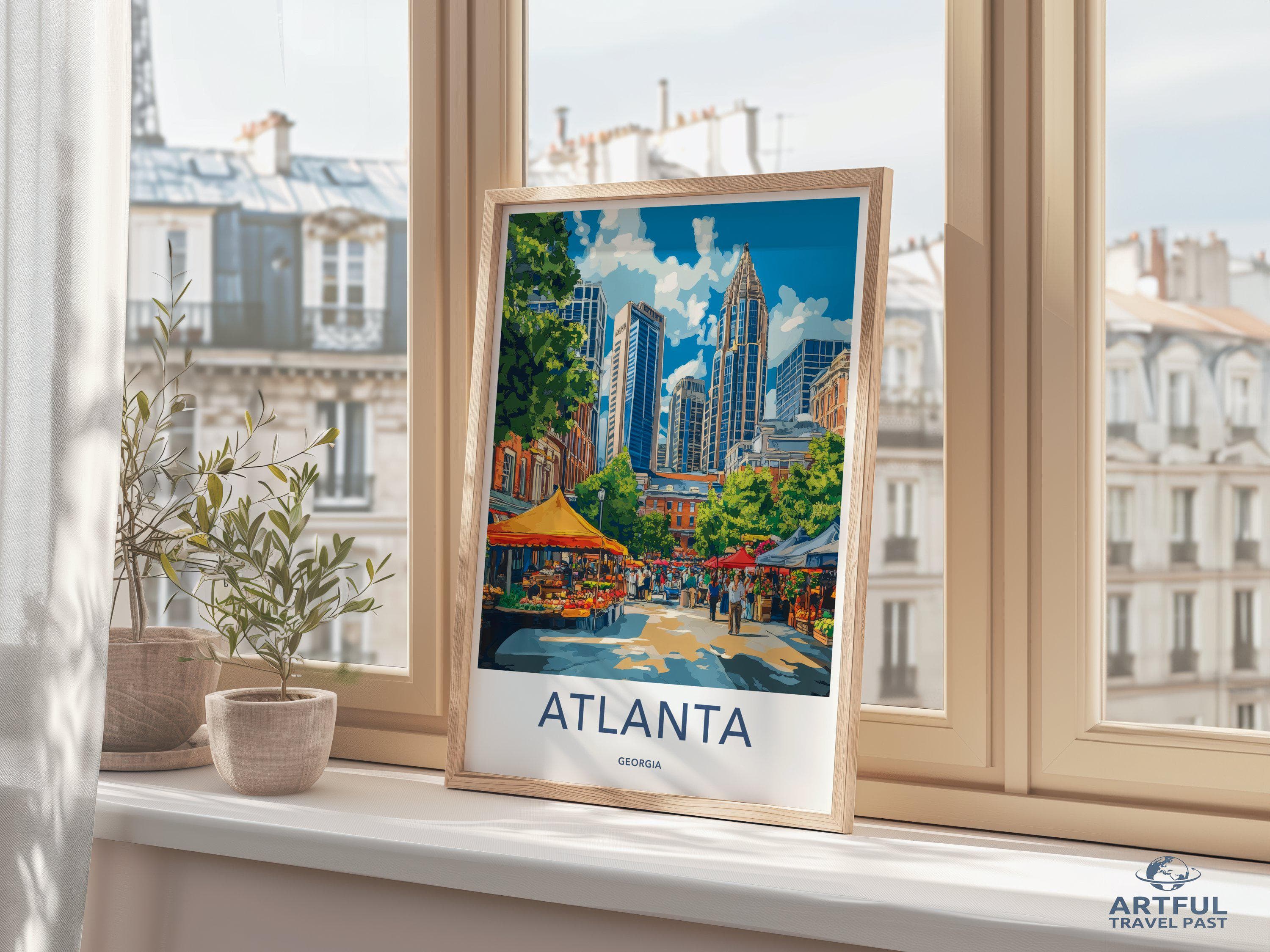 Atlanta Poster - Georgia Wall Art