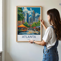 Atlanta Poster - Georgia Wall Art