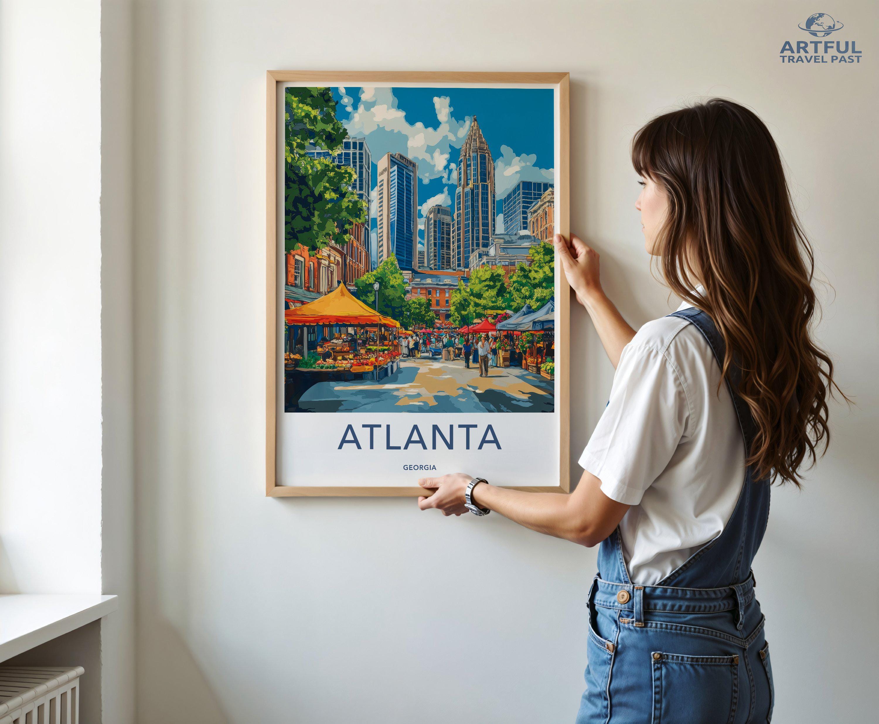 Atlanta Poster - Georgia Wall Art
