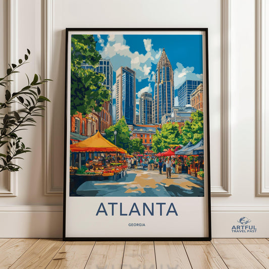 Atlanta Poster - Georgia Wall Art