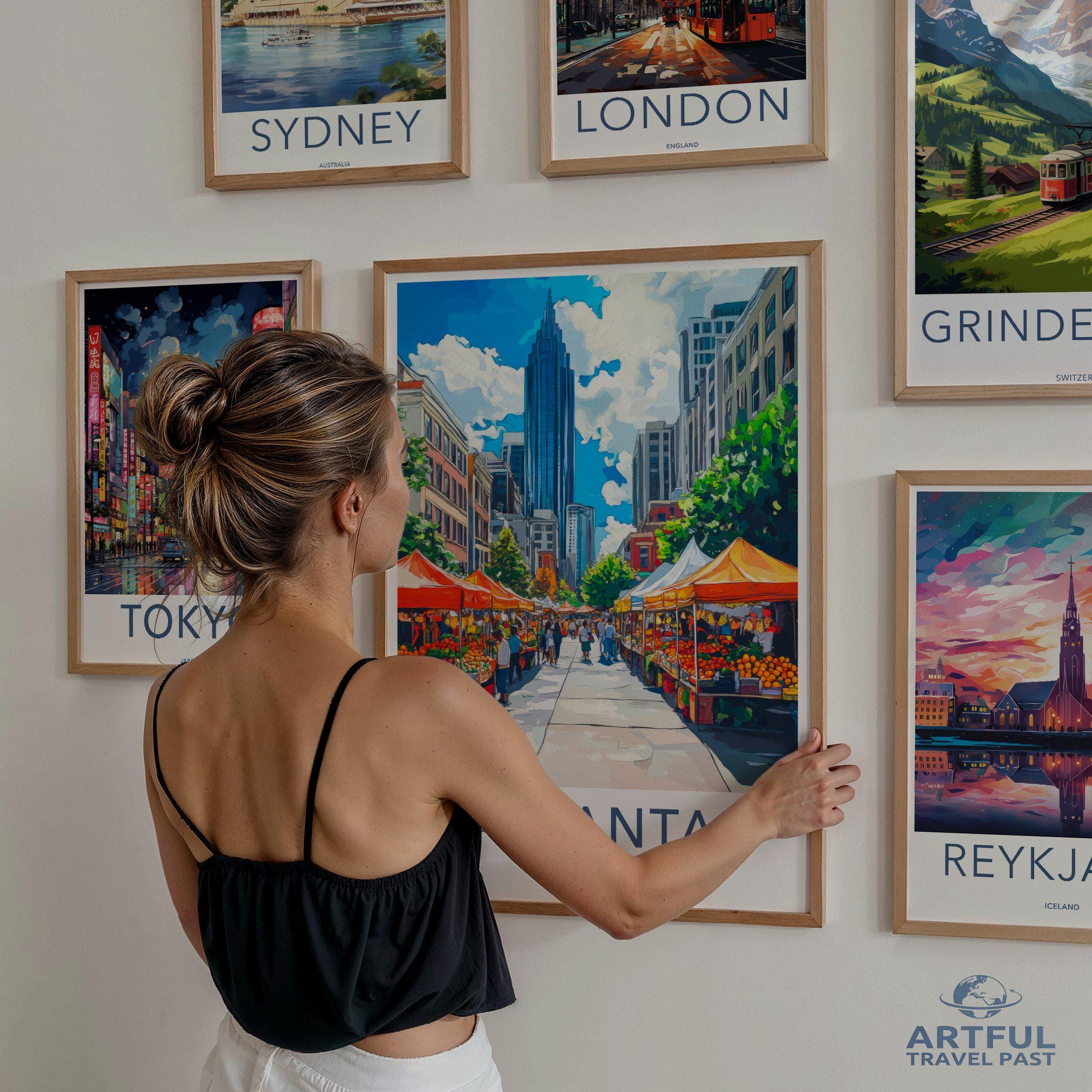 Atlanta Poster - Georgia Wall Art