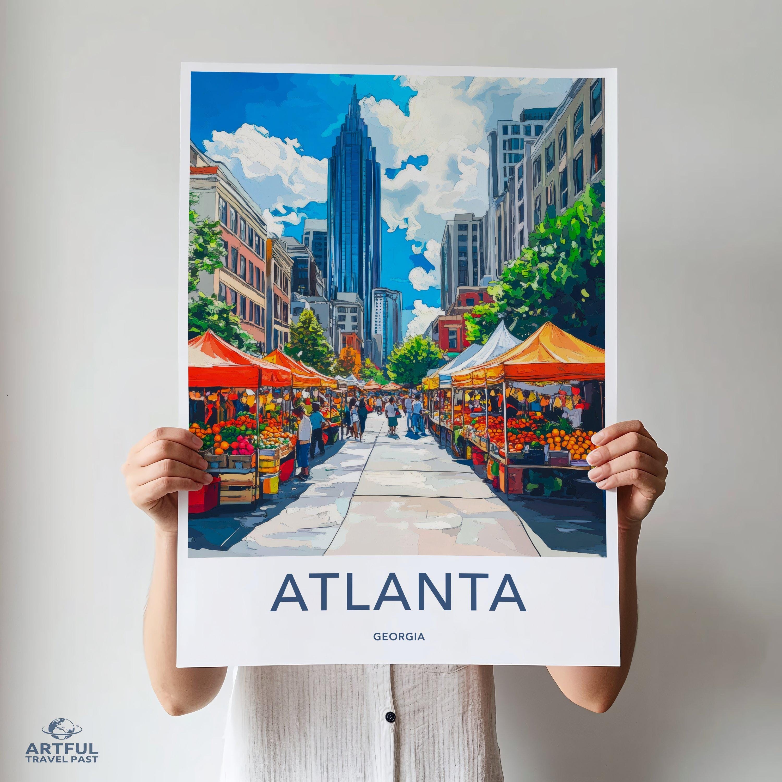 Atlanta Poster - Georgia Wall Art