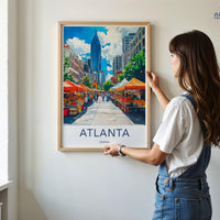 Atlanta Poster - Georgia Wall Art