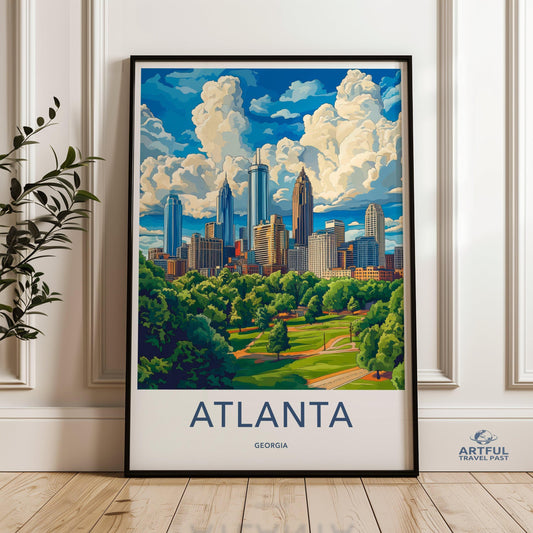 Atlanta Poster - Georgia Wall Art