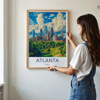 Atlanta Poster - Georgia Wall Art
