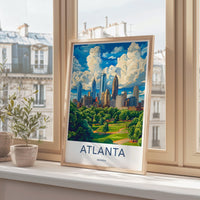 Atlanta Poster - Georgia Wall Art