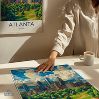 Atlanta Poster - Georgia Wall Art