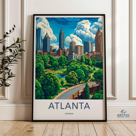Atlanta Poster - Georgia Wall Art