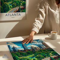 Atlanta Poster - Georgia Wall Art