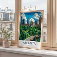 Atlanta Poster - Georgia Wall Art