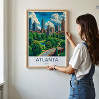 Atlanta Poster - Georgia Wall Art