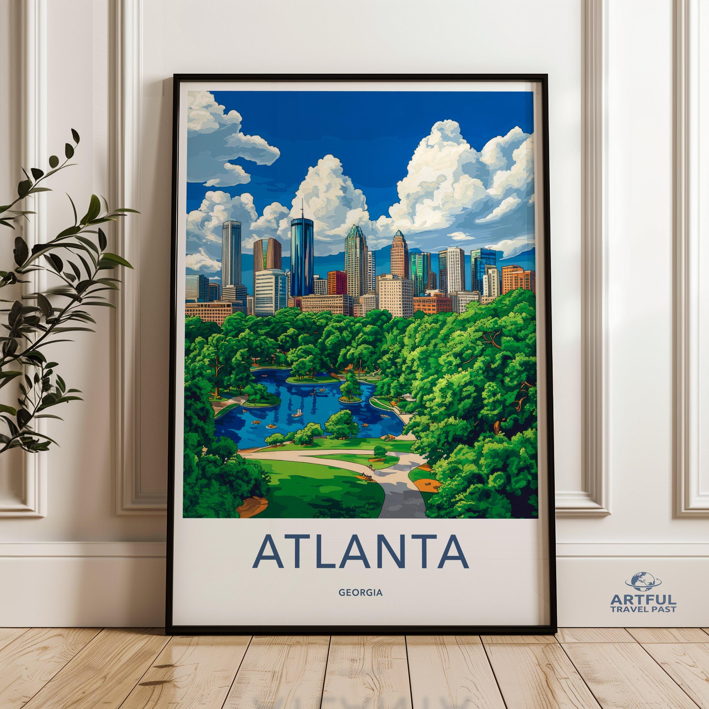 Atlanta Poster - Georgia Wall Art