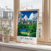 Atlanta Poster - Georgia Wall Art