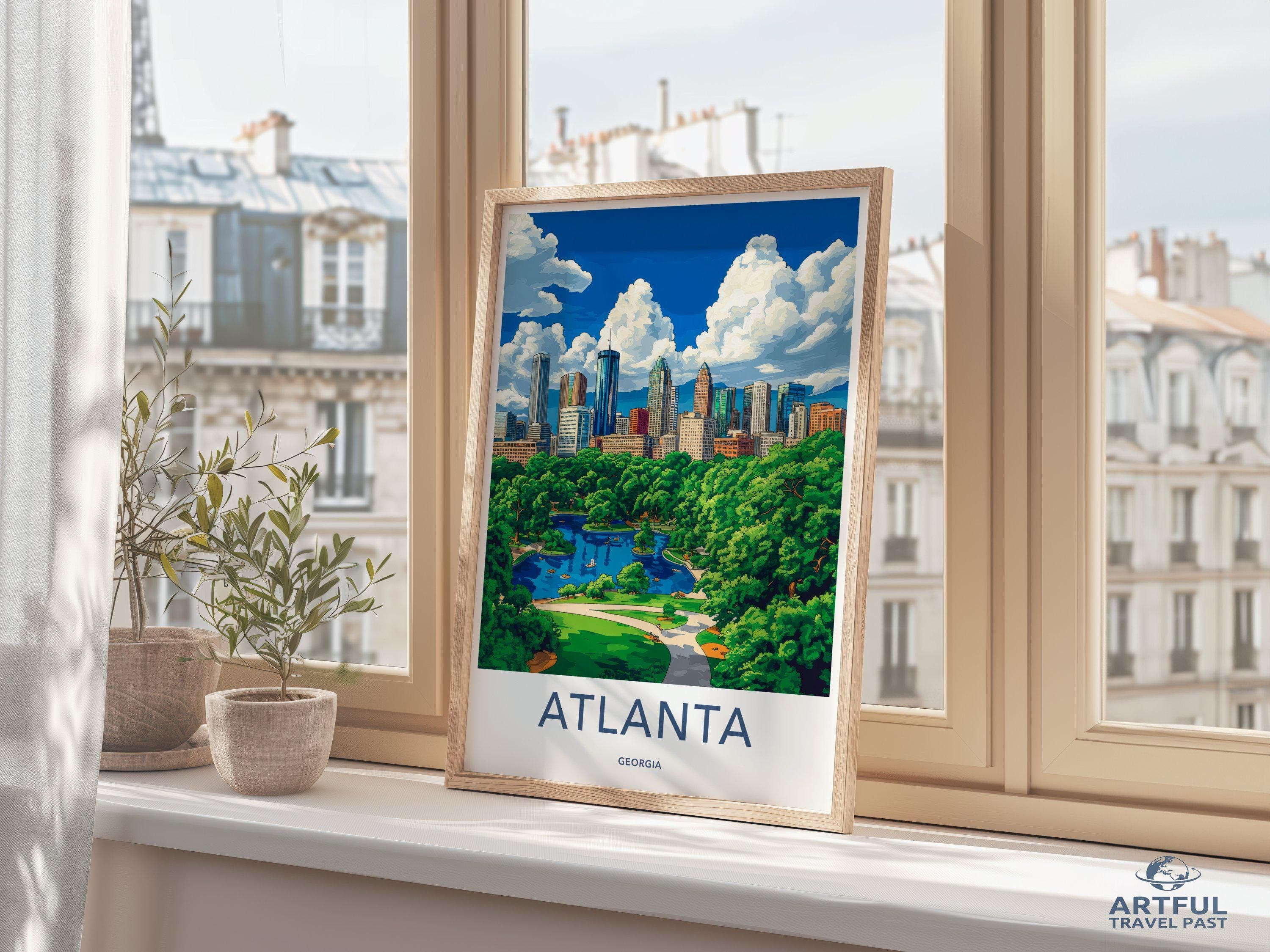 Atlanta Poster - Georgia Wall Art