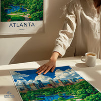 Atlanta Poster - Georgia Wall Art