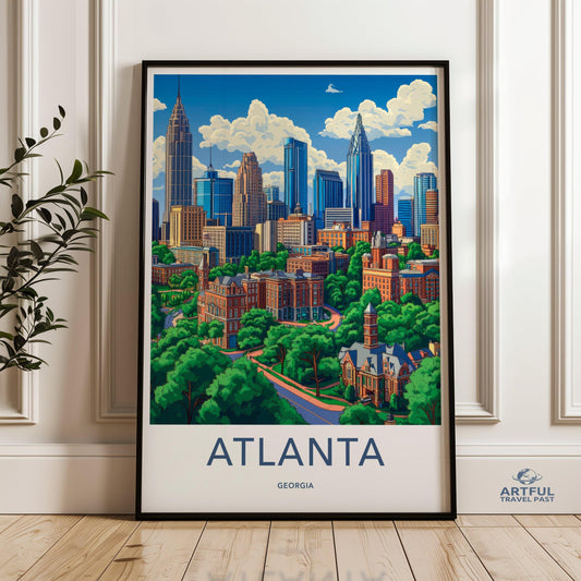 Atlanta Poster - Georgia Wall Art