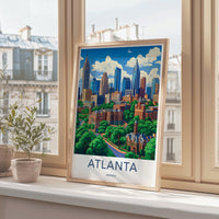 Atlanta Poster - Georgia Wall Art